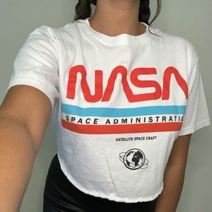 NASA crop graphic tee
